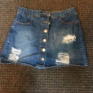 Forever 21 Jean Skirt